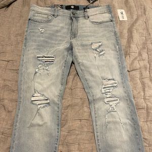 Jordan Craig, distressed men’s jeans, Size: 34W 32L, new with tags